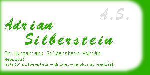 adrian silberstein business card